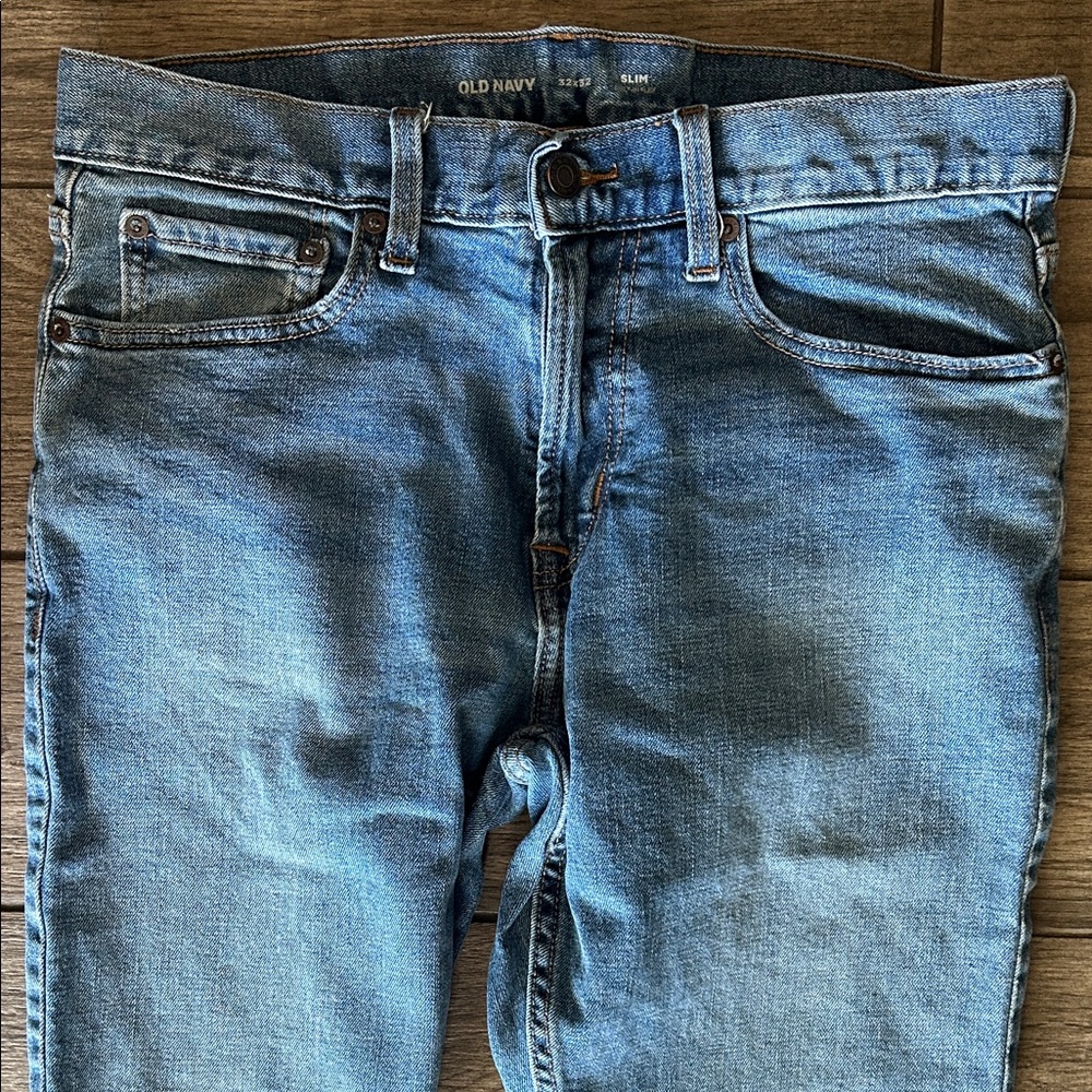32x32 Old Navy Men's Light Blue Slim Jeans